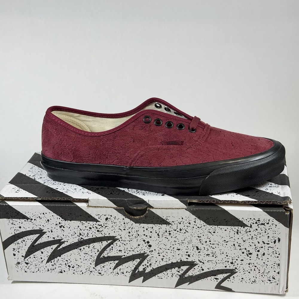 Vans OG Authentic LX Size-12 Mens 'Velvet‎ Emboidery'[VN0A4BV99RH]